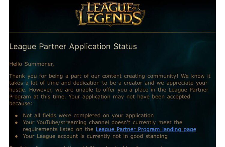 League of Legends Partner Program - League of Legends