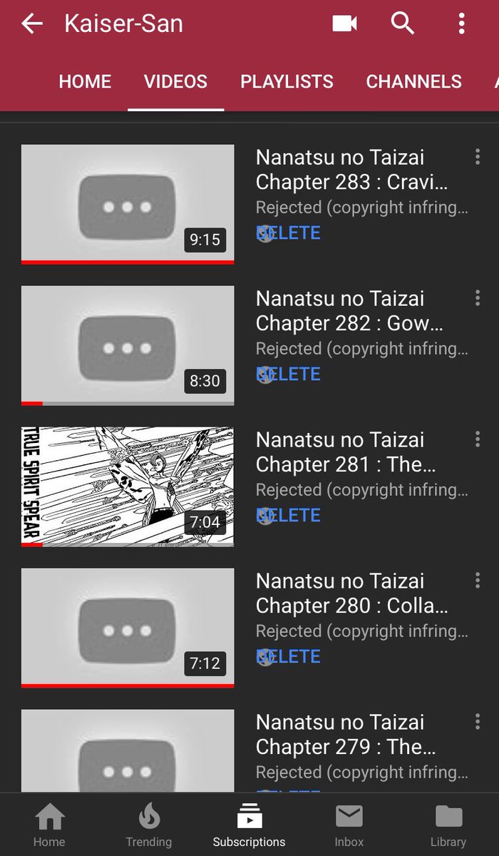 LowkeyLuffy's tweet photo. @ZetaGanja I can’t believe they gave you your videos back and then done this :( also mine got taken down to https://t.co/AGftKe3BK8