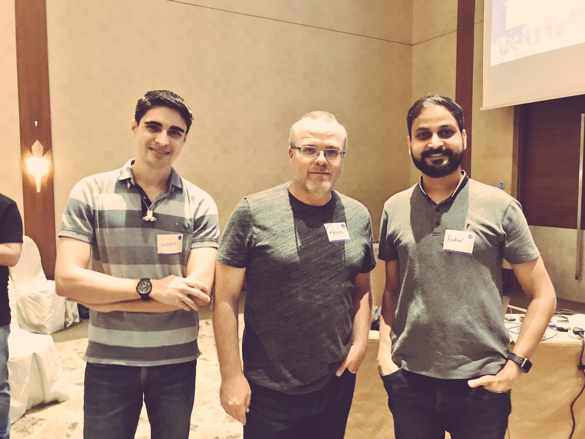 Fanboys with <a href="/rasmus/">Rasmus Lerdorf</a> the Creator of PHP #PHPConfAsia #php #developer #code4life