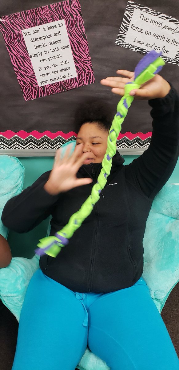 AtownCOMPASS's tweet photo. Compass Makerspace students create and donate dog toys to the animal shelter for Pet Project week. #communityservice
#CleaverRocks https://t.co/0pMvEOsUjb