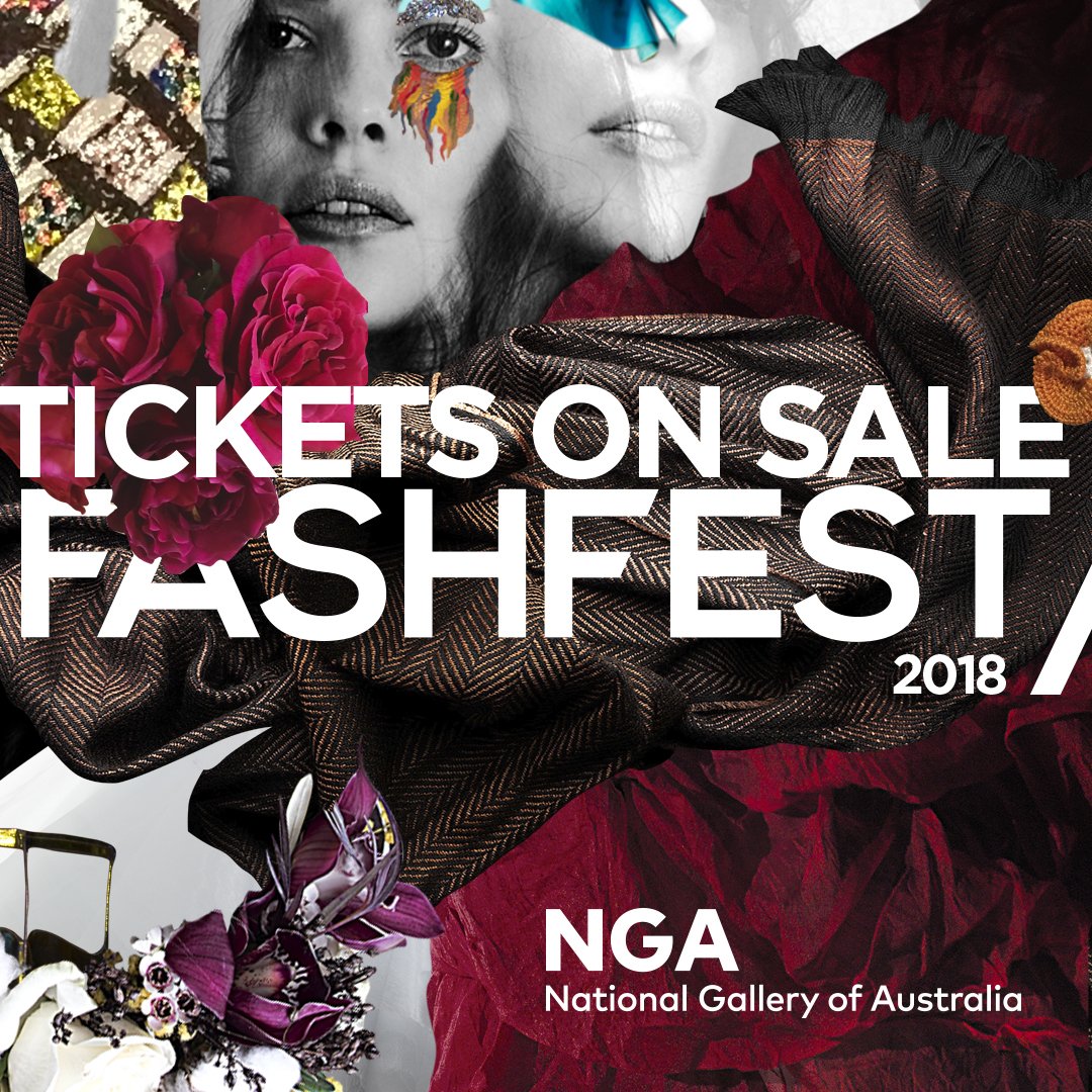 TICKETS ON SALE NOW. 19 October. <a href="/NatGalleryAus/">NationalGalleryAus</a> Book: fashfest.com.au