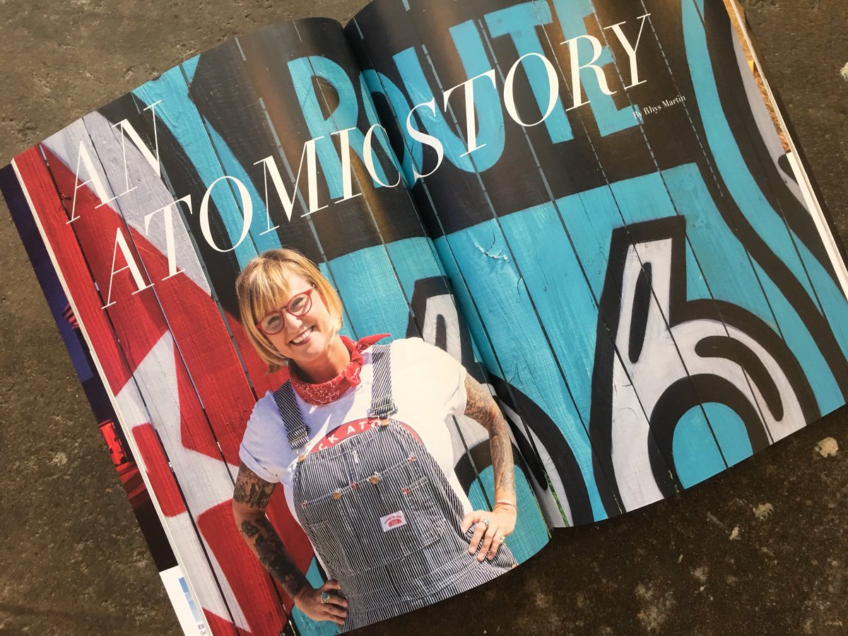 buckatomson66's tweet photo. So excited for the Oct/Nov issue of @ROUTEMagazine66 🚀 @rhysfunk did an “atomic story” on Buck’s owner! https://t.co/osmQTC98Xa