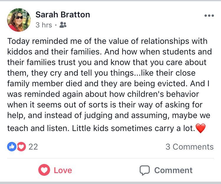 KendraHaithcox's tweet photo. This 👇🏼 leader is 💗💪🏼☺️ @MissBratton #AllBehaviorIsCommunication #RelationshipsFirst https://t.co/Zduh5Hv6vZ