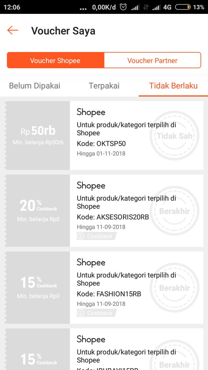 arhanzan's tweet photo. @ShopeeCare  kok kode OKTSP50 tidak sah, saya belum gunakan itu,, stress gua sama shopee https://t.co/WMk5WIDHGt