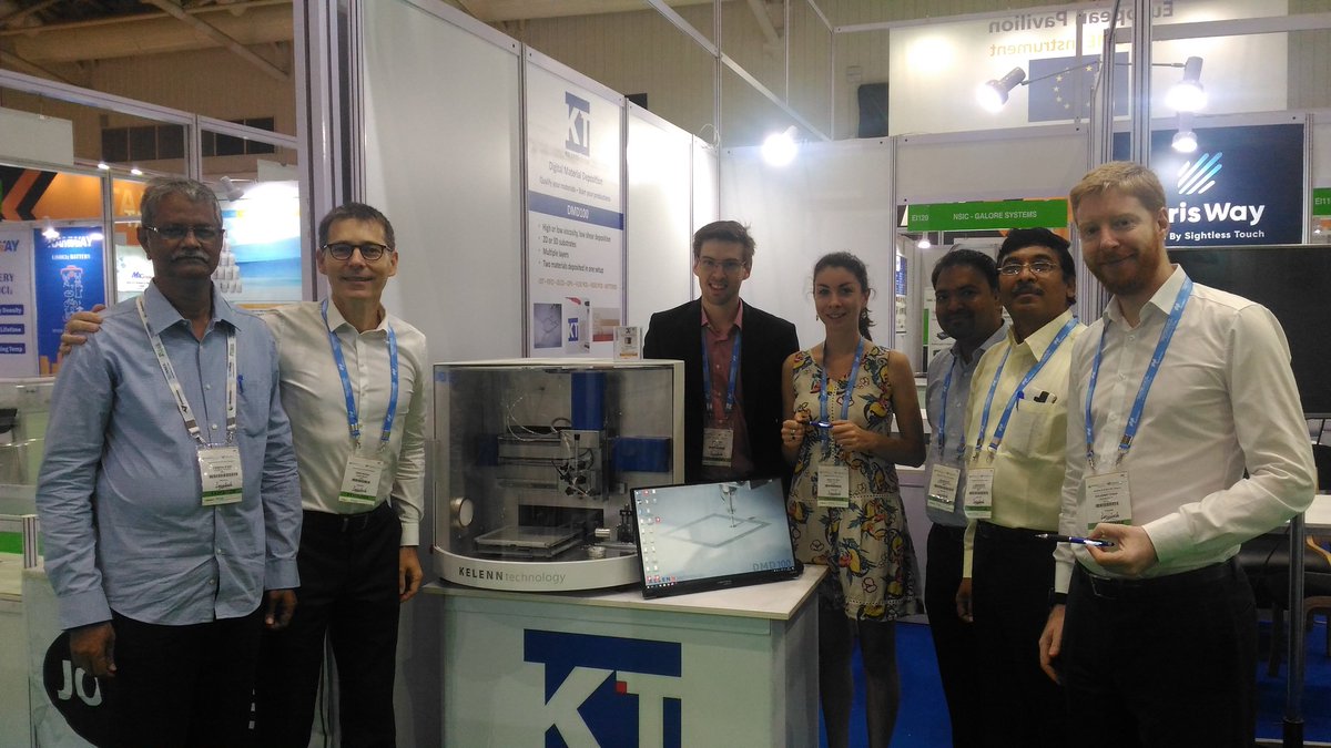 Successful 1st day at <a href="/ep_MMI/">electronica India</a> for Kelenn Technology on the #EU Pavilion. Pleasantly surprised meeting ecologically minded counterparts, captivated by the credibility of Kelenn's technology. @H2020SME_OTF <a href="/EU_EASME/">EASME - Executive Agency for SMEs</a> #EIC_EU