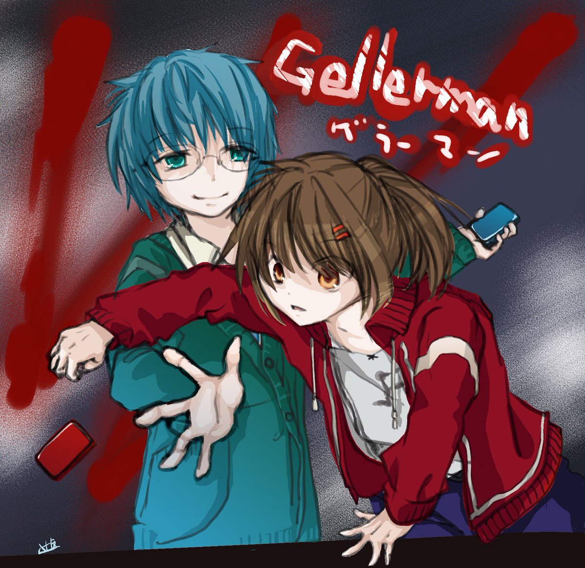 八坂彼方 イラストアカ ホラーゲーム Gellerman By幕末志士 より 坂木リョウと西森タカです 色塗るの楽しかったです 背景かくの大変でした 思い付かなくて 西郷さんがラスボスになったらめちゃくちゃ強いでしょうね