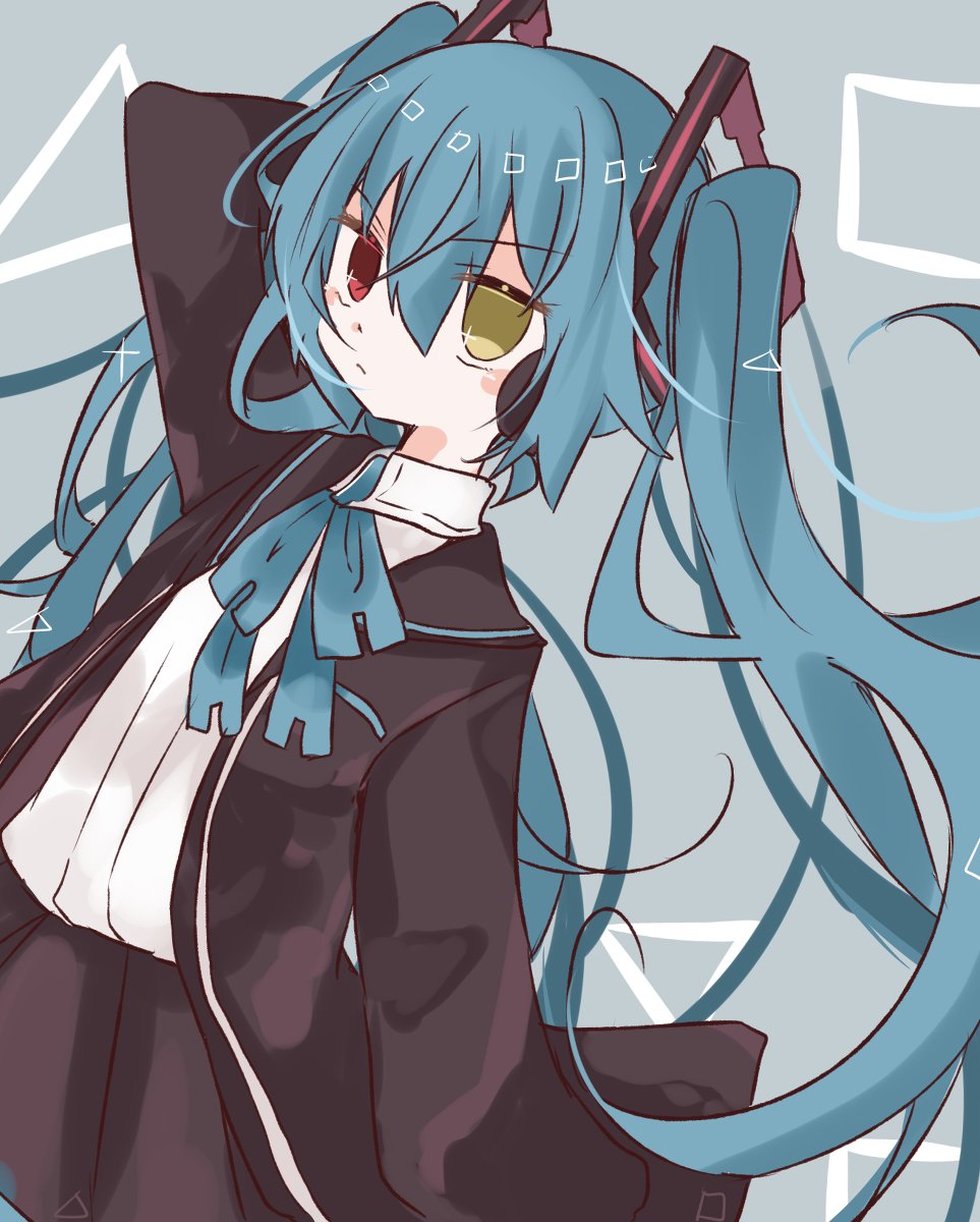 初音ミク「初音ミクDIVAモジュール落書きまとめ #初音ミク #VOCALOID http」|縞城依月＠超ﾎﾞﾏｽ1日目E01.02⇒ｺﾄﾌｪｽのイラスト