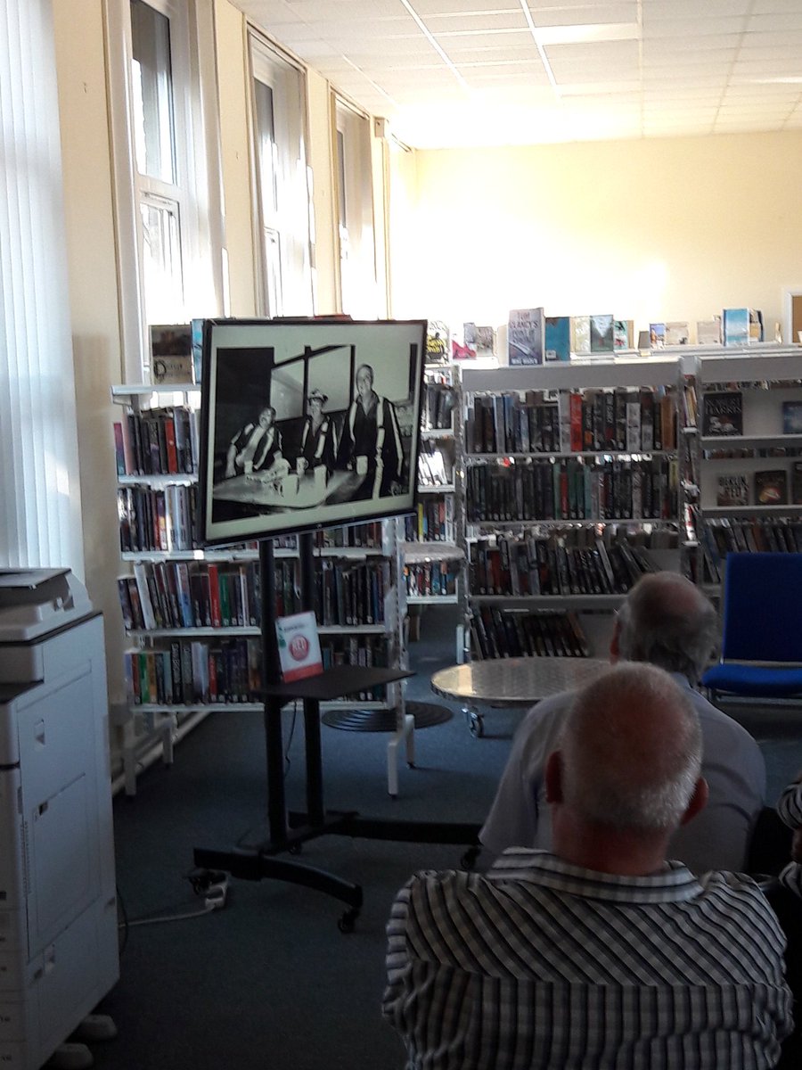 SilvdaleLibrary's tweet photo. Great morning in the library supporting #MacmillanCoffeeMorning and watching #silverdale on screen. Brilliant turnout. https://t.co/9rITmTpzrF