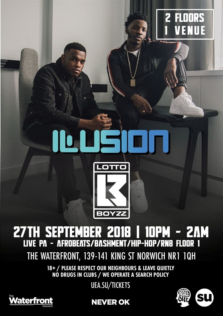 LCR_ALIST's tweet photo. If Freshers Flu hasn't claimed you yet we have another big night for you at the Waterfront this evening!

Illusion is bringing you the best of RnB, Grime, House and Pop across two floors in the city - don't miss out

Tickets - https://t.co/G8yK2P5Njc https://t.co/8drQGkQ3i8