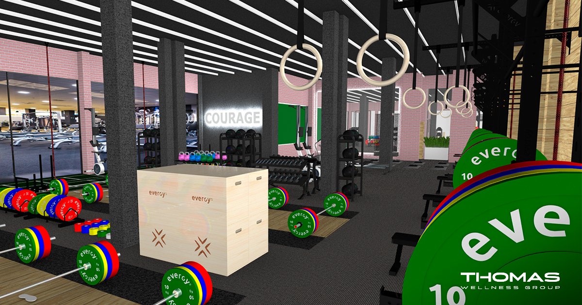 Nos encanta formar parte de nuevos conceptos de #negocio. #Innovación, #diseño y #exclusividad son nuestros valores insignia.

#CrossFit #Evergy #thomaswellnessgroup