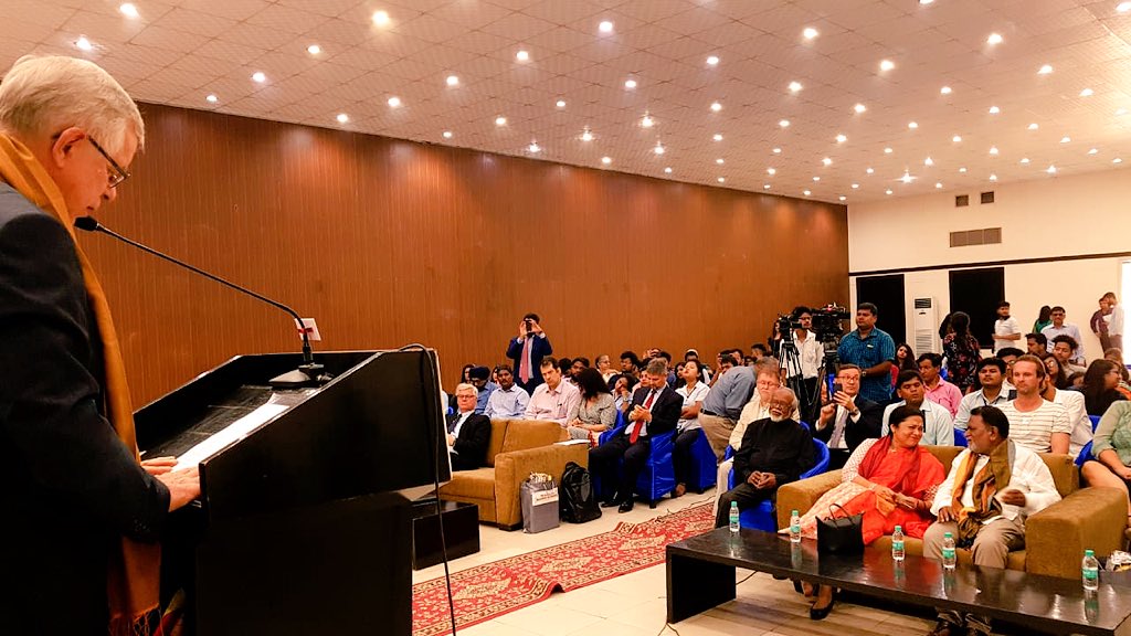 EU_in_India's tweet photo. With Long Night of LiteratureS 2018✍🏻, literature has taken centre stage of our celebrations of the European Year of Cultural Heritage: Tomasz Kozlowski @EU_Amb_India #LongNightOfLit #EYCH https://t.co/4gRGFPrcR6