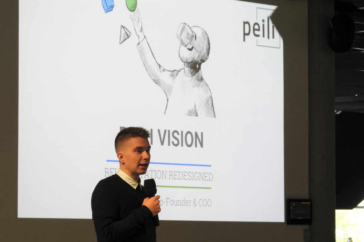 HelsinkiUniMed's tweet photo. Interesting discussions about health-technology start-up life in @terkko with the winners of the @HusStartup Findery competition @JussiMaatta (@BuddyHealthcare), Joonas Pöllä (@PeiliVision) and @NiinaVenho (@Moodmetric). #helsinkihealth
@HealthHelsinki https://t.co/qRQiDlEhOn