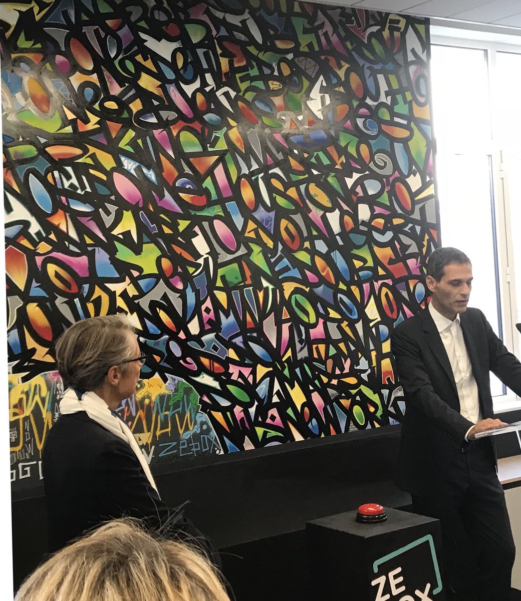 cmacgm's tweet photo. #LT Inauguration @ZeBox_ @RodolpheSaade «Avec ZeBox, nous complétons notre dispositif qui permettra au Groupe d’être pionnier en matière d’#innovation et d’inventer le #shipping 4.0 » #Startup #Marseille #AMFrenchtech #Frenchtech https://t.co/IzXDy5RFm0