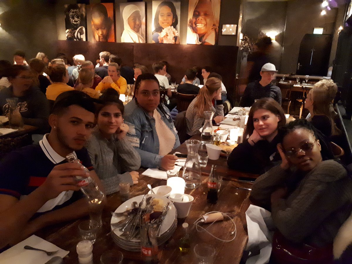 ExcAcadErasmus's tweet photo. Day 3: After spending the morning at the Centre for the Blind and swimming pool, we then went to Amsterdam to enjoy a canal cruise and evening meal. @ExcelsiorAcad @inhetdonkerzien 'seeing in the dark' #teamerasmus https://t.co/EXYP2qDvNe