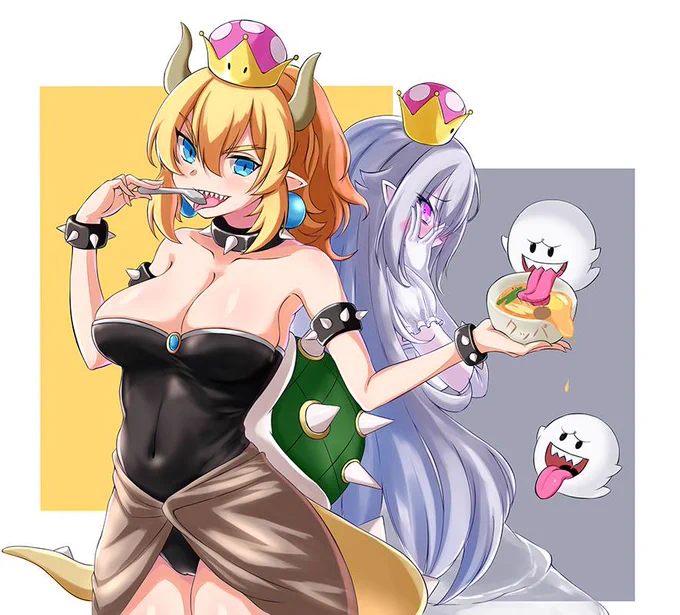 #クッパ姫 #キングテレサ姫 両方可愛いから選べない^^ 