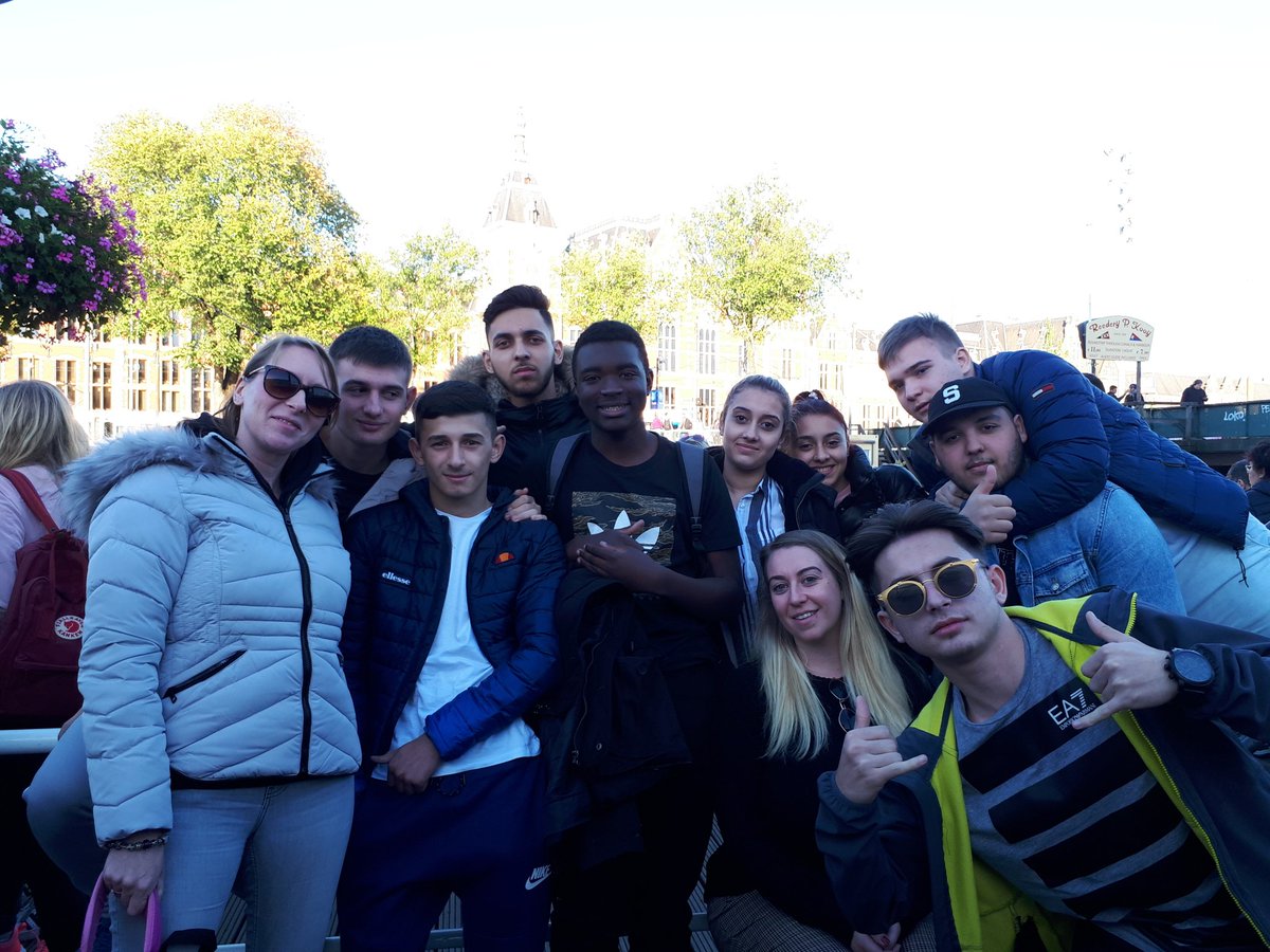 ExcAcadErasmus's tweet photo. Day 3: After spending the morning at the Centre for the Blind and swimming pool, we then went to Amsterdam to enjoy a canal cruise and evening meal. @ExcelsiorAcad @inhetdonkerzien 'seeing in the dark' #teamerasmus https://t.co/EXYP2qDvNe