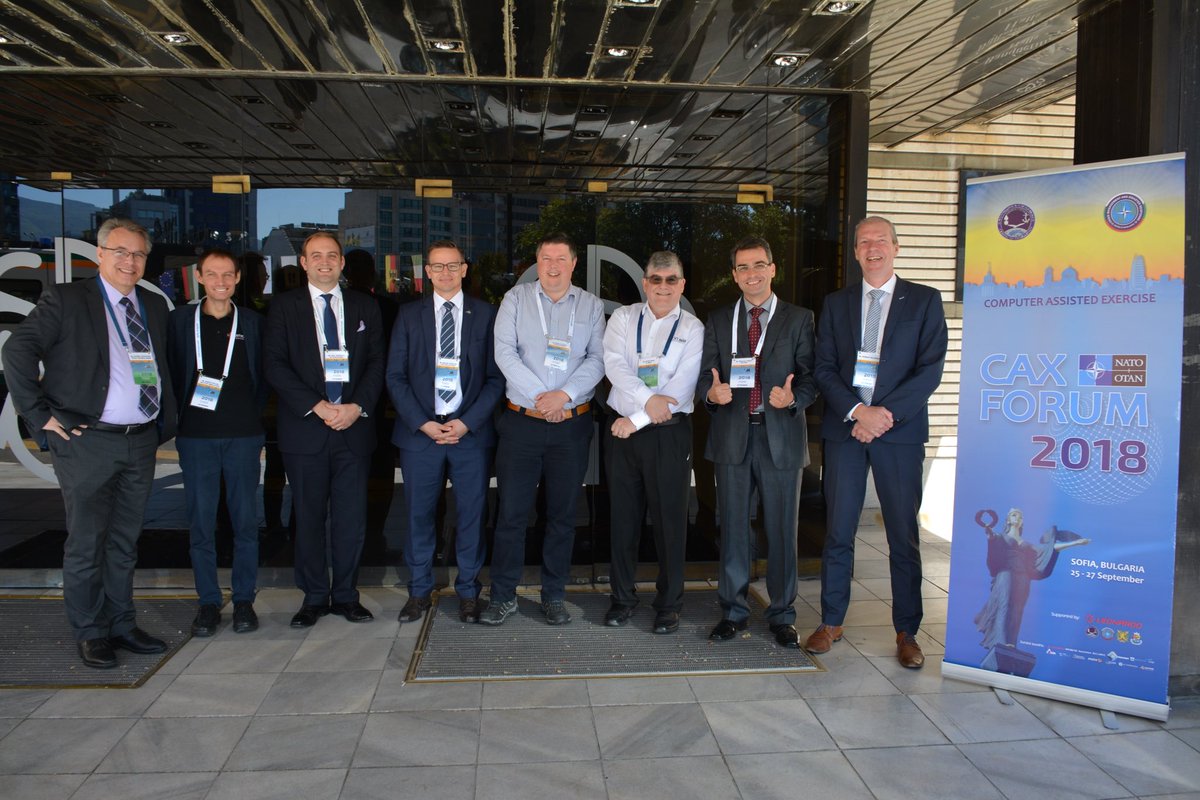 nikitomov's tweet photo. The Closing Day of #NATO CAX Forum 2018 with friends and #simulation professionals around. So glad to meet all of you in #Sofia! See you next year in #Paris. #natocaxforum2018 #forum https://t.co/X5uKqSkP30