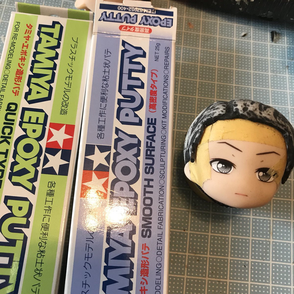 惑星 ぴょん落ち やっぱ 羽生くん のorginのオールバック ただ削っただけじゃだめだ サイア人みたいにしないと というわけでネットで ねんどろいど 髪パーツ カスタムで 検索しエキパテで造形することに いい感じ 乾いたら磨いて 惑星 ぴょん落ち やっぱ 羽生くん のorginのオールバック ただ削っただけじゃだめだ サイア人みたいにしないと というわけでネットで ねんどろいど 髪パーツ カスタムで 検索しエキパテで造形することに いい感じ 乾いたら磨いて