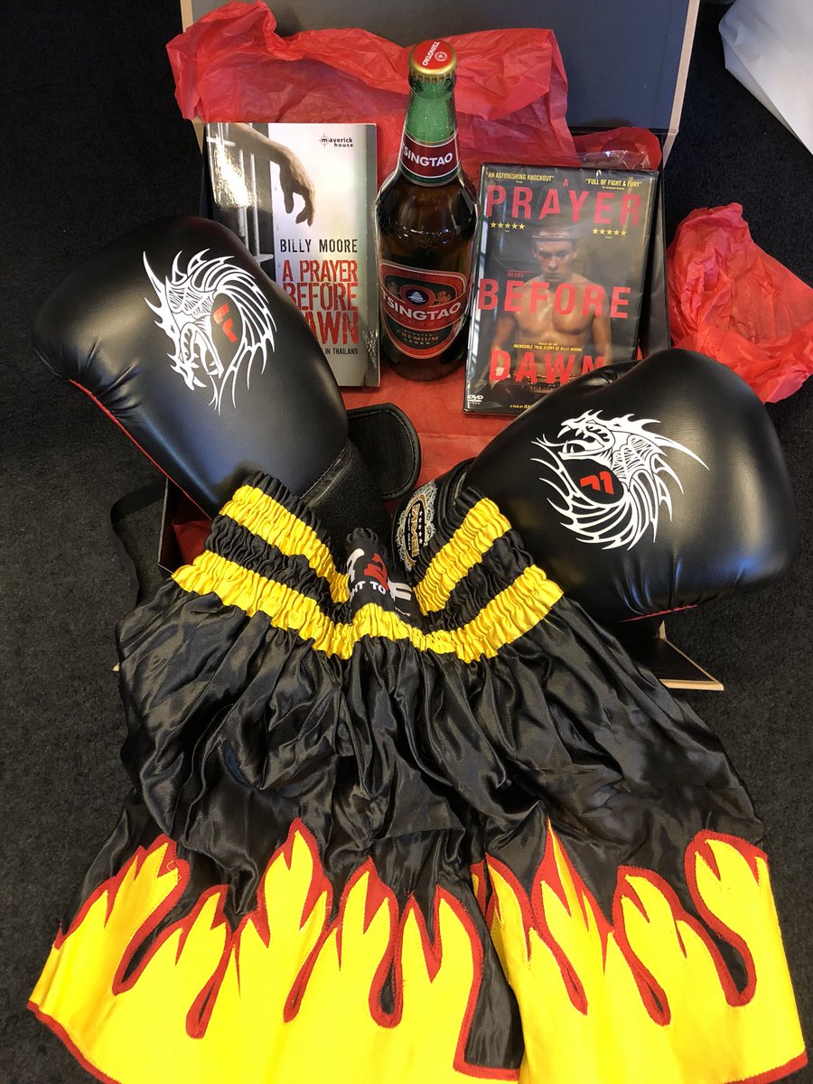 YahooMoviesUK's tweet image. 🤼‍♀️🥊 🇹🇭 Bit early for a beer, but thanks for the #PrayerBeforeDawn care package! It’s out now on DVD, Blu-ray and download.
