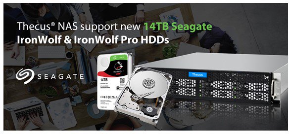 Megatrade_ua's tweet photo. #Thecus збільшує можливості власних NAS завдяки жорстким дискам #Seagate👍
 Нові жорсткі диски Seagate IronWolf та IronWolf Pro 14Тб можуть використовуватись в кожній актуальній моделі Thecus NAS. Детальніше за посиланням👉https://t.co/HKWTNPMsxE https://t.co/y4WGz0S4TD