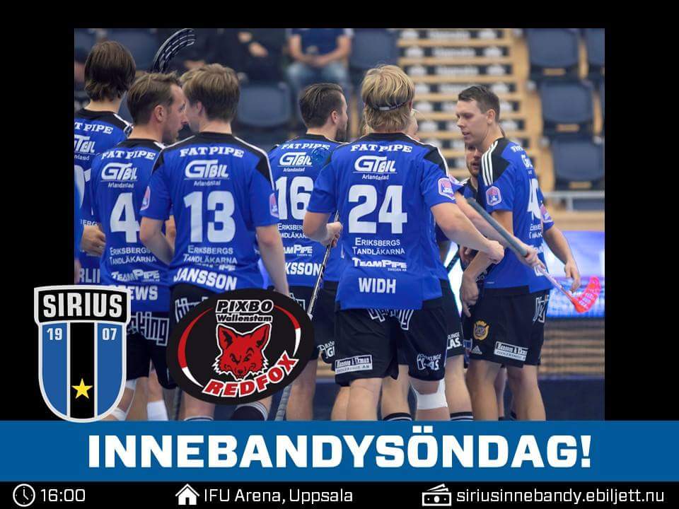 På söndag är det dags för familjefest i IFU Arena när Pixbo Wallenstams herrar kommer på besök. Ta med dig nära och kära på en riktig innebandysöndag! Vuxenbiljetter från 80:- och vill du sitta på bästa plats så hittar du långsidebiljetter för endast 95:-.