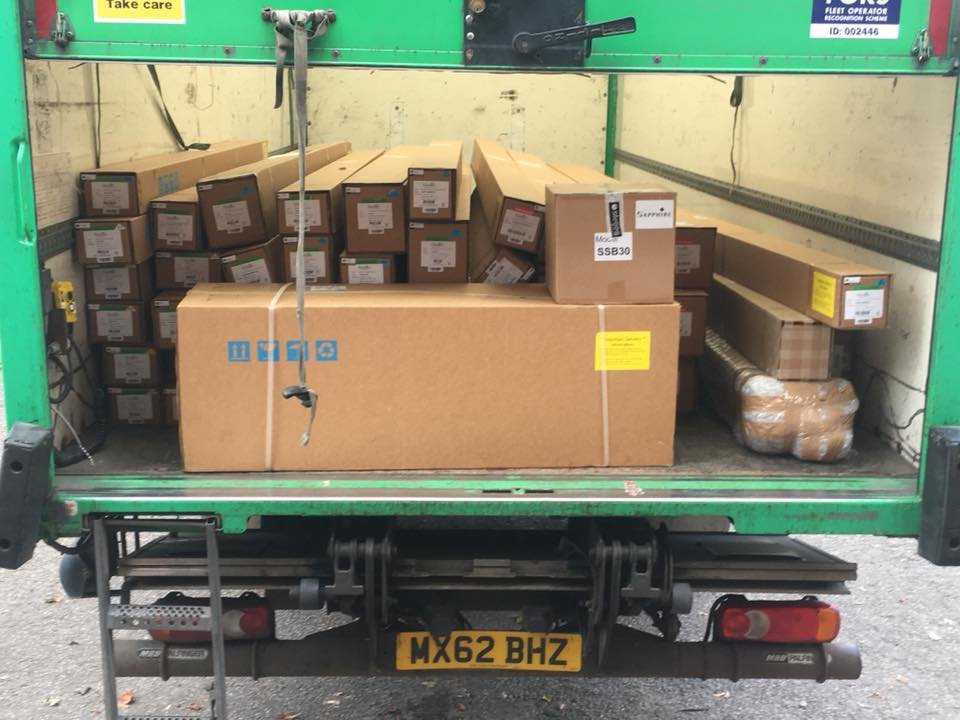 Sapphire_AV's tweet photo. A business day for us here at @Sapphire_AV with more screens, soundbars and speakers on their way to happy customers :)
#Sapphire #ConXeasy #Busyday #Happycustomers https://t.co/kX4nGV30vh