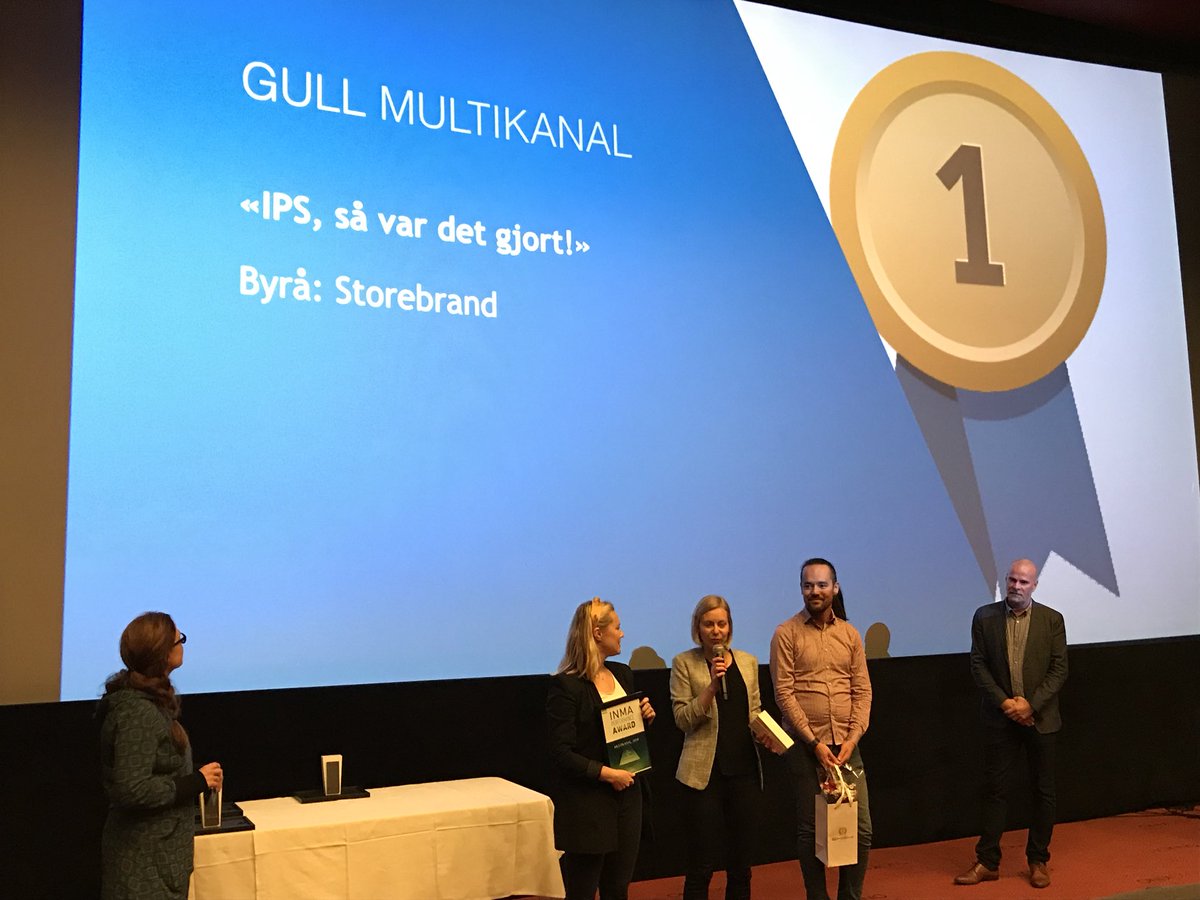 KantarNorway's tweet photo. Gratulerer til Storebrand med gull i Performance Awards! @storebrand_no #performance #awards @INMA_IABNorway https://t.co/hg9UoQCCiL