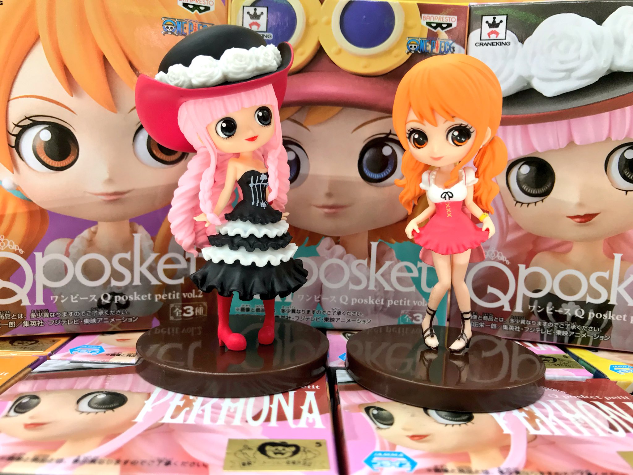 タイトーfステーション プレ葉浜北店 景品入荷情報 ワンピース Q Posket Petit Vol 2 全3種 入荷致しました ナミ コアラ ペローナの可愛い三人です ๑ プレ葉 プライズ フィギュア Qposket T Co Qfu5zgzwt2 Twitter