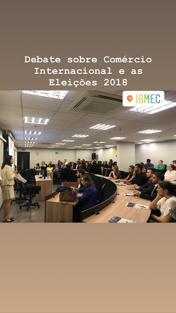 women_trade's tweet photo. Mesa Redonda sobre Comércio Internacional e Eleições 2018: Gostaríamos de agradecer a todo(a)s que contribuíram para o sucesso deste evento! Excelente debate! #eventoWIT https://t.co/2DW0RavLLc
