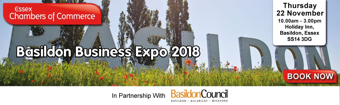 BasforBusiness's tweet photo. The Basildon Business Expo, the largest B2B exhibition in #Basildon is returning for 2018!  Thurs 22 Nov, @HIBasildon, 10am - 3pm.  Visit https://t.co/bsvYYgnYpE to book as an exhibitor or delegate. #Billericay #Wickford #Laindon #Pitsea https://t.co/HrWHj16WuO