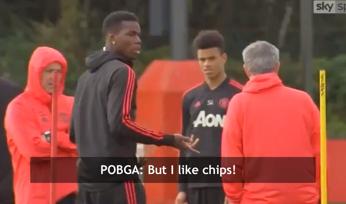 paddypower's tweet photo. REVEALED: What was REALLY said in that altercation between Paul Pogba and Jose Mourinho... https://t.co/1uEWgnl8Jk