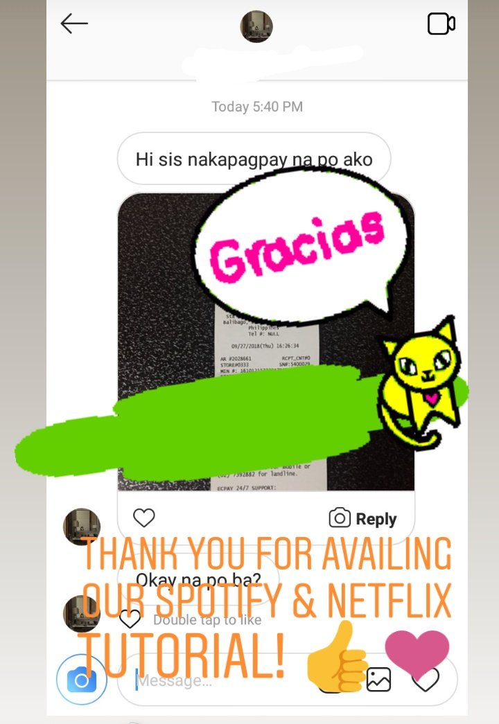 NetSpotTutorial's tweet image. Thank you for availing our Netflix &amp;amp; Spotify tutorial! 👍❤️ #netflixtutorial #netflixtutorialph #netflixpremium #netflixpremiumph #netflixph #netflixseller #netflixandchill #Spotifytutorialph #spotifytutorial #spotifypremiumph #Spotifypremium #spotifyph #spotifyfamily