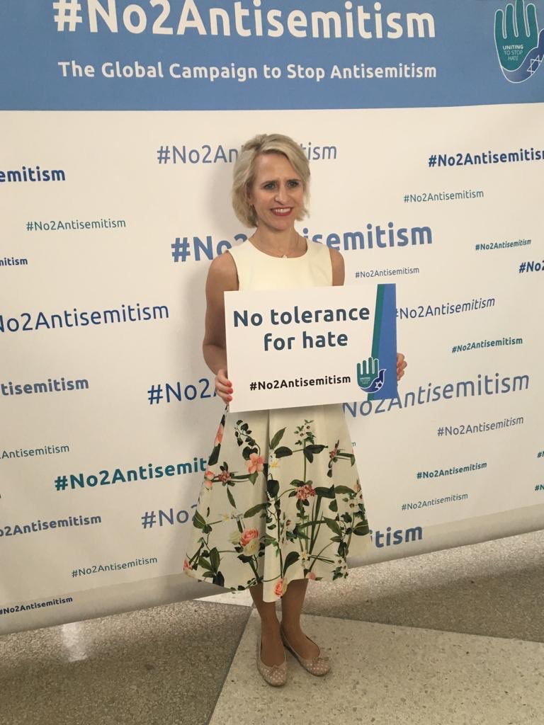 Foreign Minister Frick says #No2Antisemitism. LI stands against any and all forms of discrimination and marginalization.