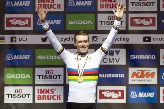 kimcando's tweet photo. #BMCOZSUPFB RT @AllanPeiper: What a ride yesterday by this young man @RohanDennis Everyone @BMCProTeam is so proud of his achievement All the best in the future Rohan #WeRideForAndy 👊👊 https://t.co/QxmdCMBalB