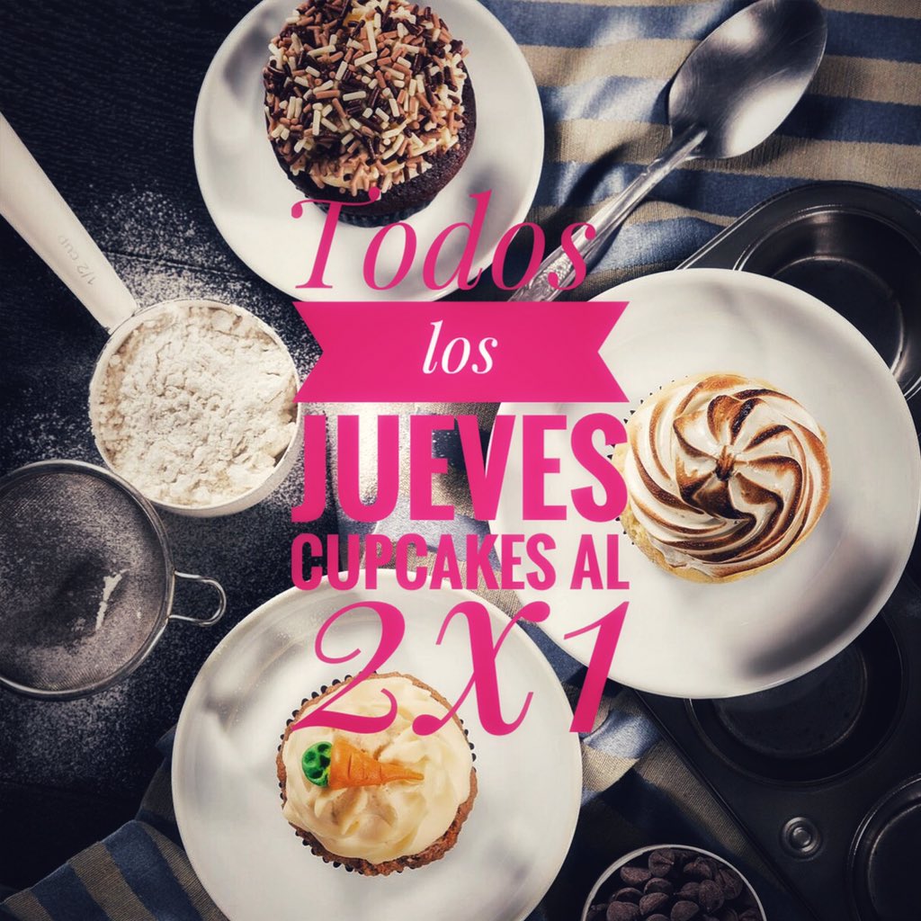 cupcake_project's tweet photo. Hoy y todos los jueves de octubre disfruta de nuestra promoción. Válido hasta agotar existencias. https://t.co/nycVoXOSK1