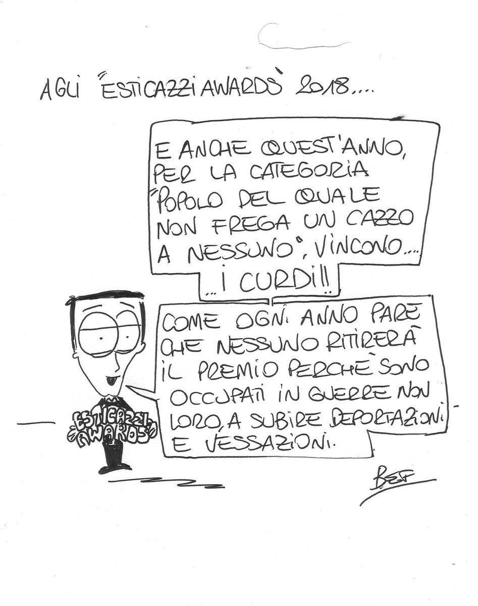 Sogno un mondo dove a scuola si studino i popoli prima degli Stati.
#befeldo #satira #curdi #Kurdistan