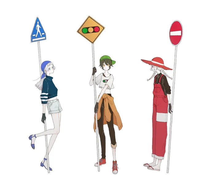 標識女子 