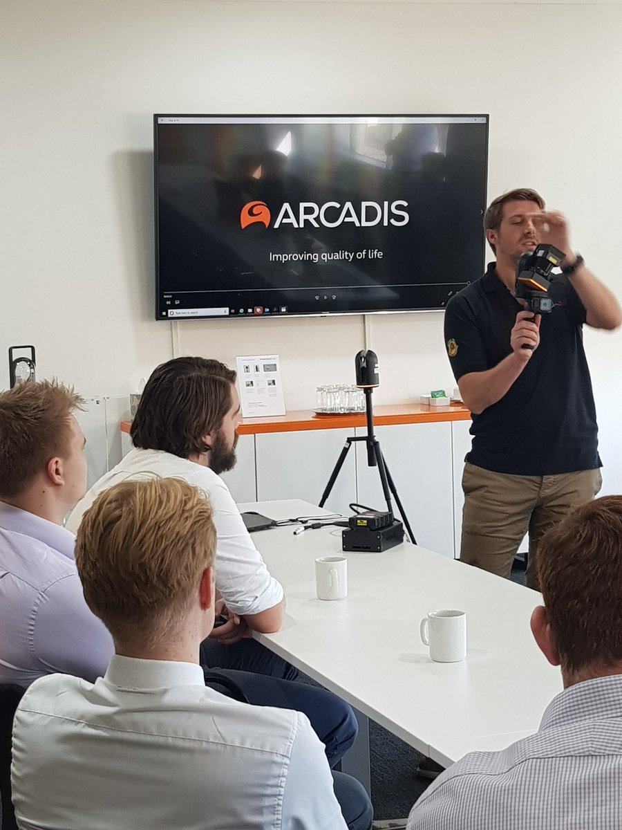 Ch_Ears's tweet photo. Updating the team on the latest digital data capture equipment and processes @ArcadisUK Bristol. https://t.co/mtsPVaRrwR
