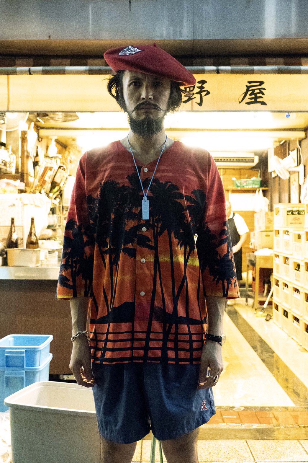 BUENA VISTA YOYOGION 鯉口シャツ　ダズル ブエナビスタ 宵宵祇園 鯉口シャツ ダズル柄 BUENA VISTA(ブエナビスタ