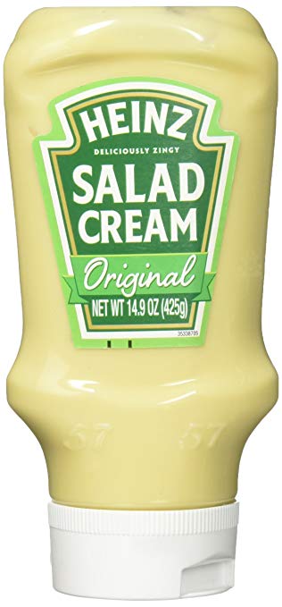 kmfmnews's tweet photo. NEWS: Salad Cream is here to stay! Heinz has decided not to change the name to Sandwich Cream following complaints about the idea. The company was considering a rebrand after research found only 14% of us use it on salads. https://t.co/ucEFf95UsR