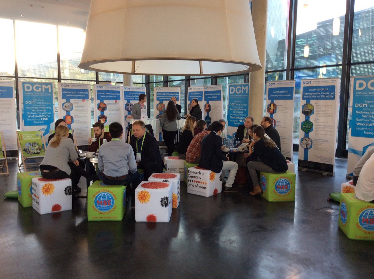 ResearchGermany's tweet photo. Science breakfast at the #MSE2018: Individual advice for researchers on funding, research at universities, non-university research institutes and applied research & transfer w/ representatives of several German organisations. Interested?Read more here: https://t.co/EdrSskFvro https://t.co/7NXScqHItf