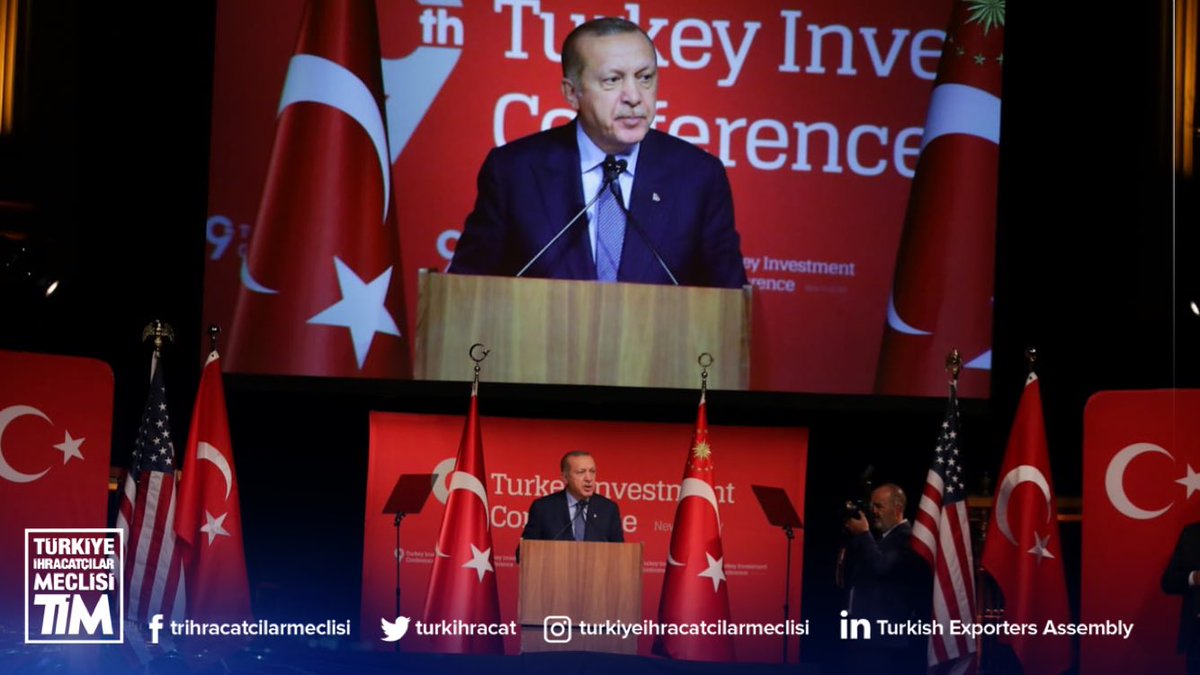 turkihracat's tweet photo. Cumhurbaşkanımız Sn. @RT_Erdogan’ın yatırımcılara seslendiği, Hazine ve Maliye Bakanımız Sn. @BeratAlbayrak ve Ticaret Bakanımız Sn.@pekcan’ın Türkiye’deki fırsatları anlattığı TAİK 9.Türkiye Yatırım Konferansı’na Başkanımız Sn.@ismail_gulle ile TİM YK Üyelerimiz de iştirak etti. https://t.co/7QlchU3yGH