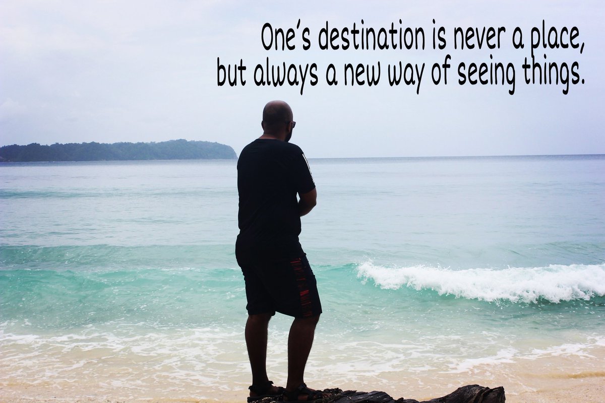 scribblenclicks's tweet photo. One’s destination is never a place, but always a new way of seeing things. - Henry Miller
#scribblerandshutterbug #worldtourismday #wanderlust #wanderer #andaman #andamanislands #andamandiaries #havelock #tbt #travel #traveloblogger @incredibleindia https://t.co/PiyQPUddQx