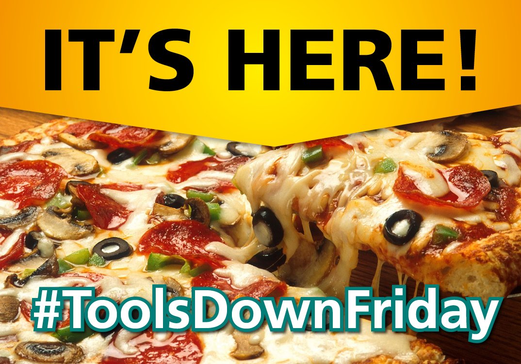RIDGEONS's tweet photo. Tomorrow is... #ToolsDownFriday! Builders, plumbers, electricians and all other tradesmen could win FREE PIZZA delivered to your building site anywhere in East Anglia for you and your workmates on FRIDAY LUNCHTIME! Head over to https://t.co/FEfRPxwc4s and follow the instructions https://t.co/byiP8PQAQB