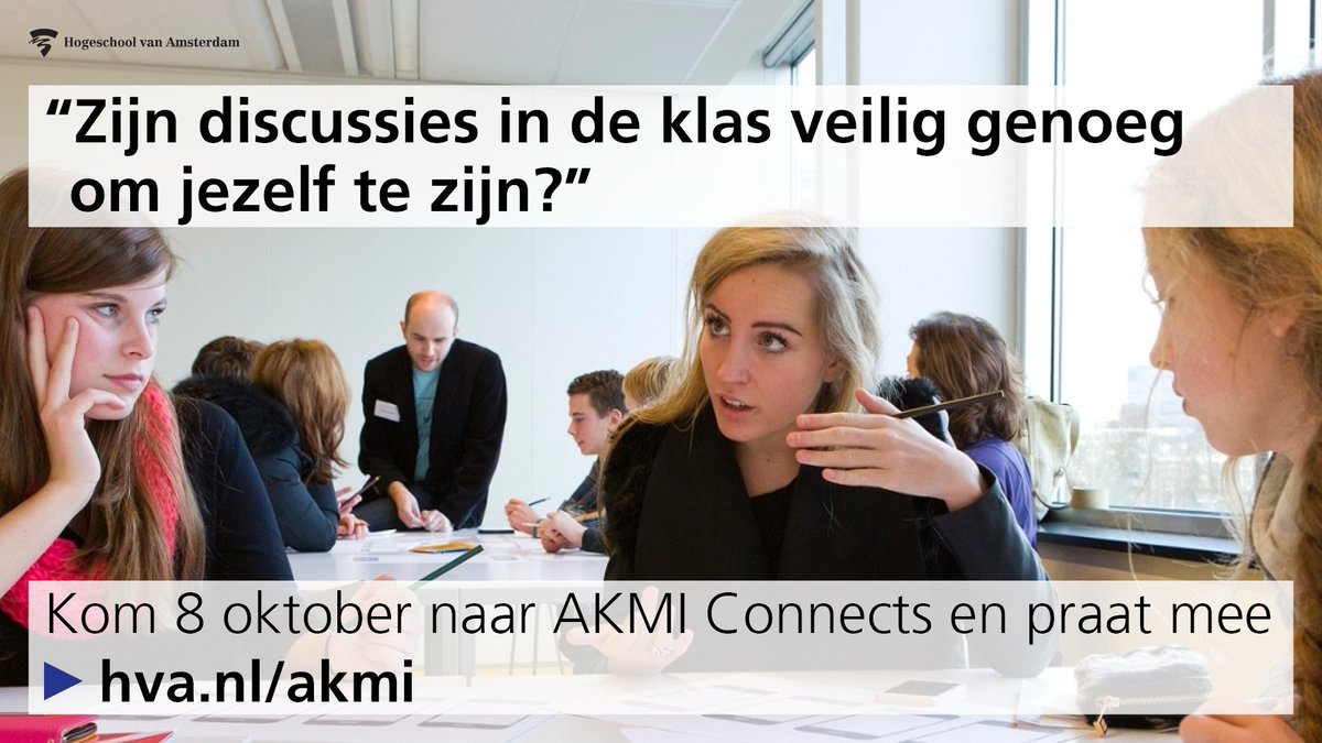 akmi_hva's tweet photo. Kom 8 oktober 15.30 uur naar AKMI Connects. Voor studenten, docenten en onderzoekers. https://t.co/uRqEA0Cd8C https://t.co/nreGjQezH1