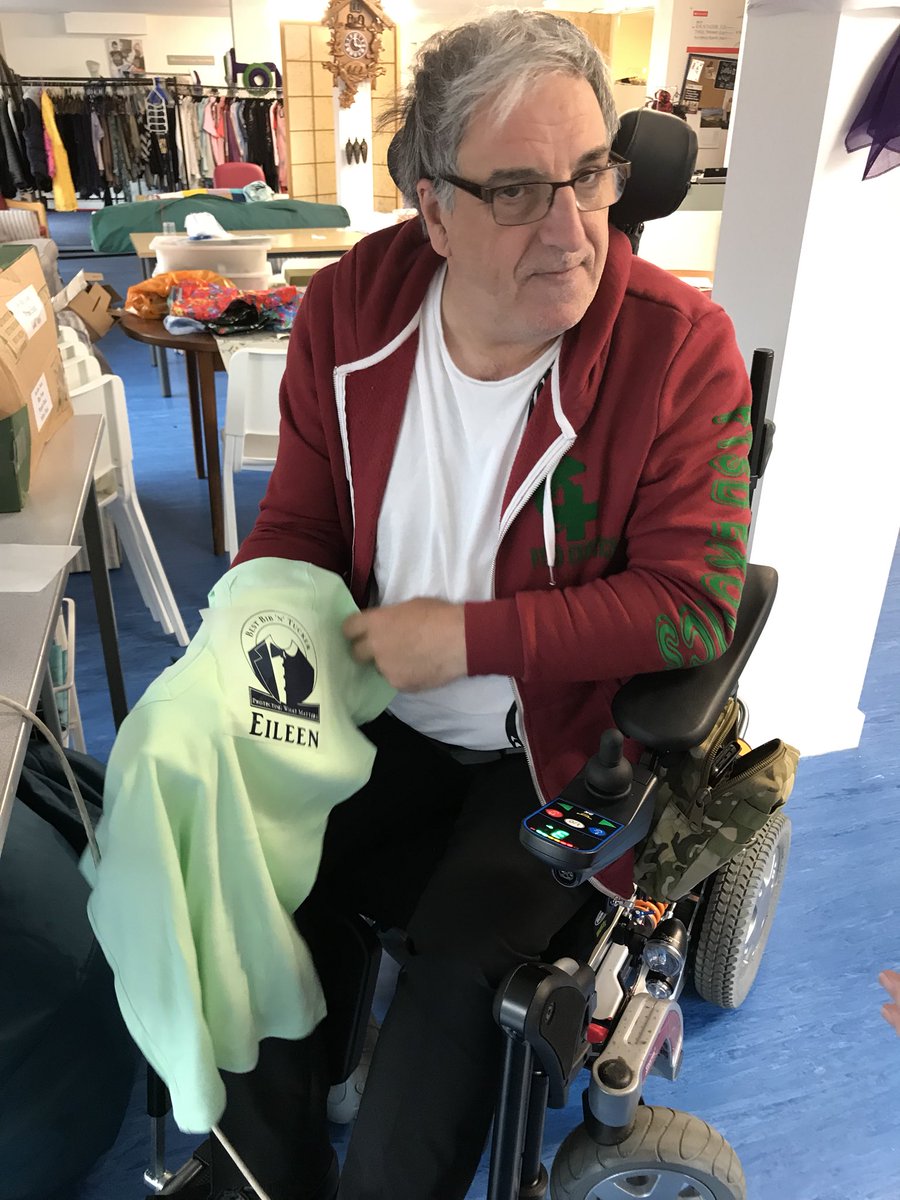 Lesleylynch's tweet photo. Great time printing using our new machines! Thanks to grant from Santander Development fund https://t.co/ODN8vKtloj