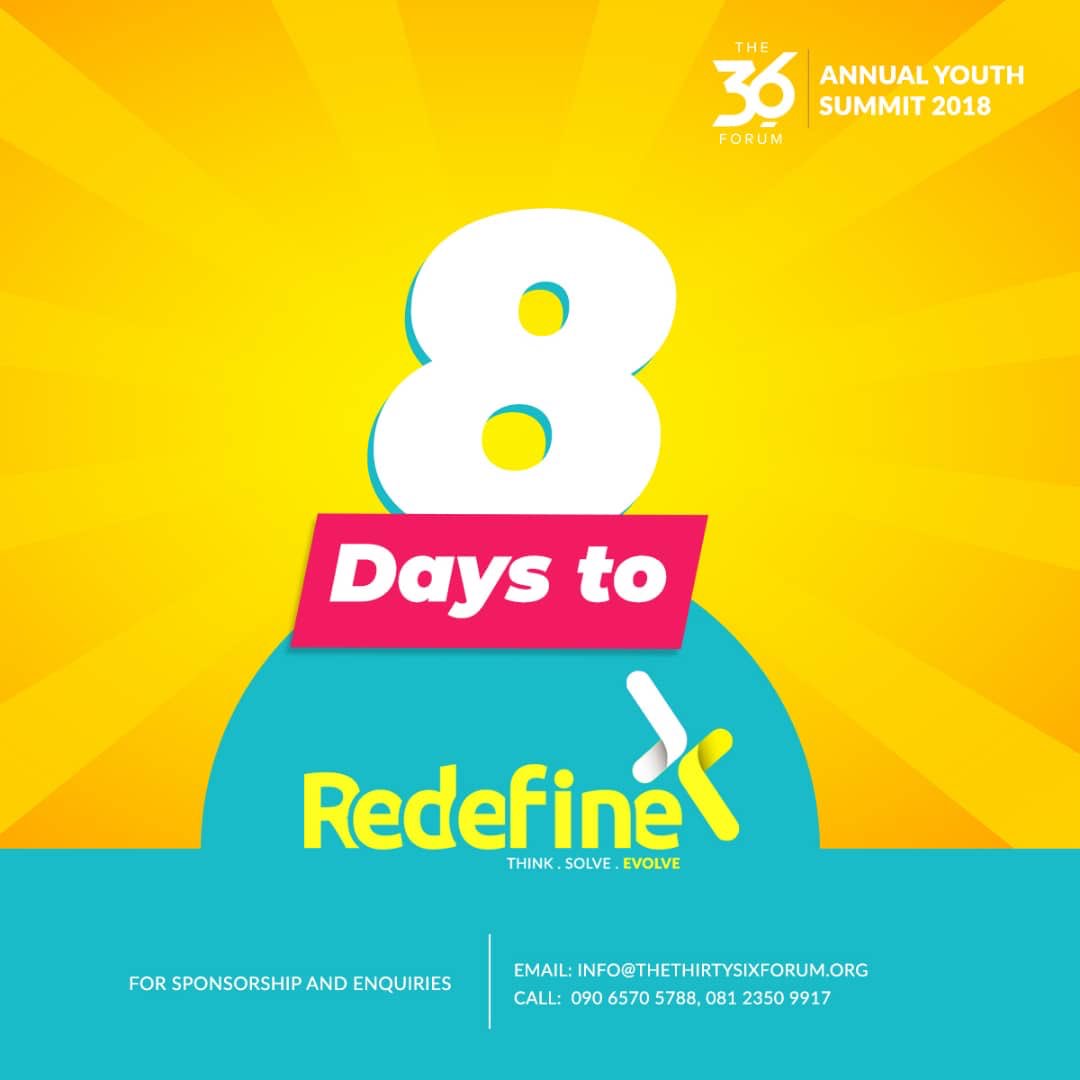 TutuAbbey's tweet photo. We’re counting down!! 8 days to biggest annual youth summit. If you haven’t registered then you should do that ASAP #thinksolveevolve #redefine #the36forum #the36ays2018
Cc: @thethirtysixforum @Hello_PHC @PHCinpictures https://t.co/Dq7msGhDht