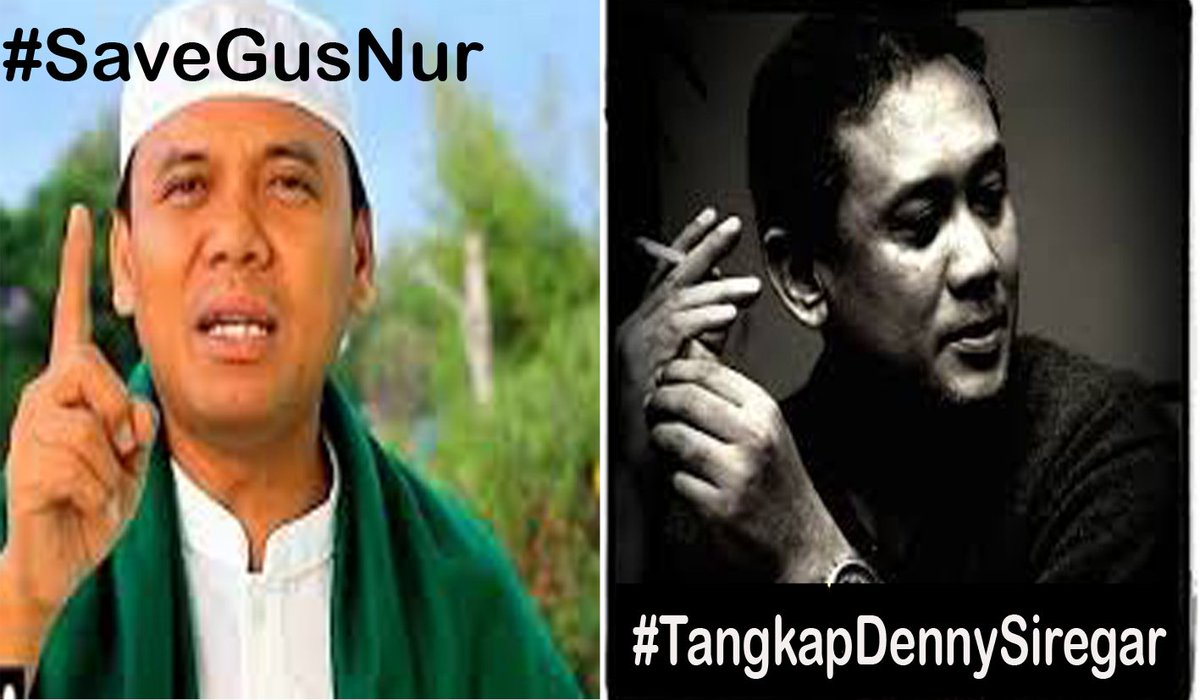mantan_ordal's tweet photo. Saya mau 5rb  RT buat gambar ini😀😀
yg Reply dan Quote RT jangan lupa pake Tagar
1. #SaveGusNur
2. #TangkapDennySiregar
Come On..! Prove that U're The Fighters of Justice..!
he..he... sok iso boso enggres...!
@BangPino_  @Maulana_Tigor  @RajaPurwa @Ndon08_ @elfizal @MbahUyok https://t.co/ig0V7lM8mS