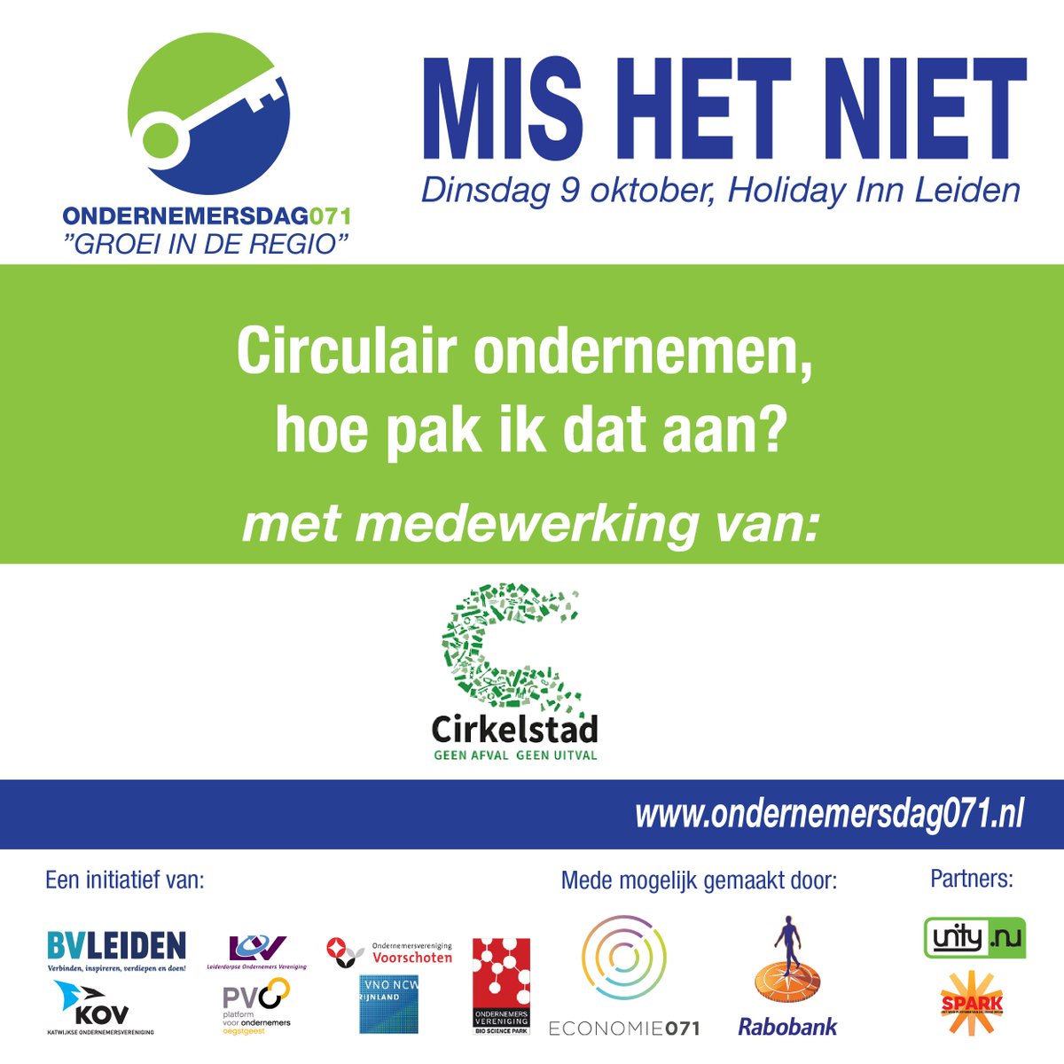 Ondernemen071's tweet photo. Hoe zitten circulaire businessmodellen in elkaar en wat maakt een productontwerp circulair? Leer de kansen zien binnen je bedrijf op 9 okt. mmv @ErickWuestman van @cirkelstad #O071
#Katwijk #Leiden #Leiderdorp #Oegstgeest #Voorschoten #Zoeterwoude
https://t.co/JHC3sYgelO https://t.co/okOKAfpStw