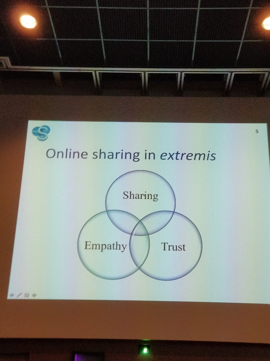 virpidarling's tweet photo. Do #empathy and #trust have a role when we are sharing things online? Peter Bath is talking about #informationbehaviour at #ECIL2018 https://t.co/R4c2CALr4V